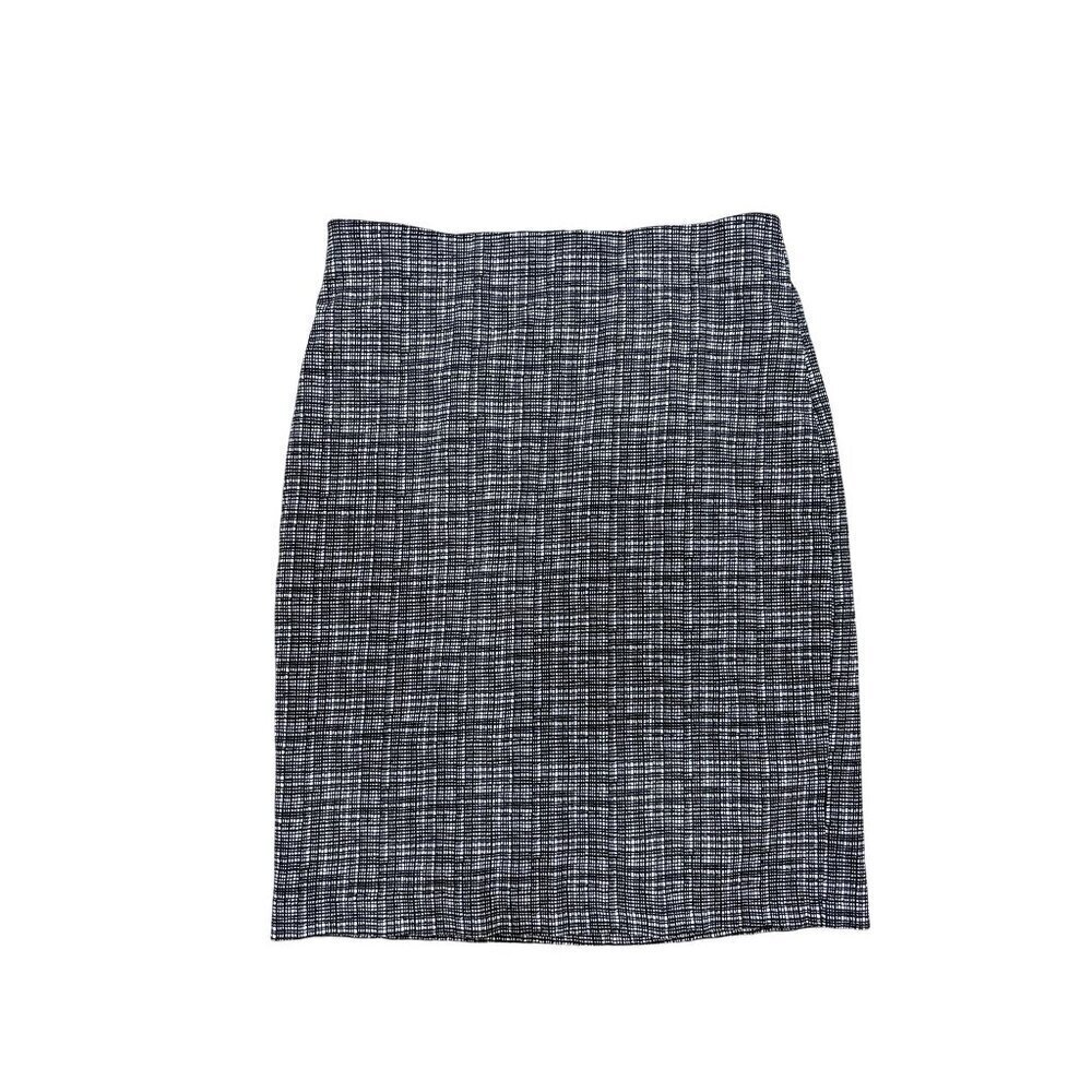 Andrea jovine Black & White Graphic Print Pencil Skirt 8